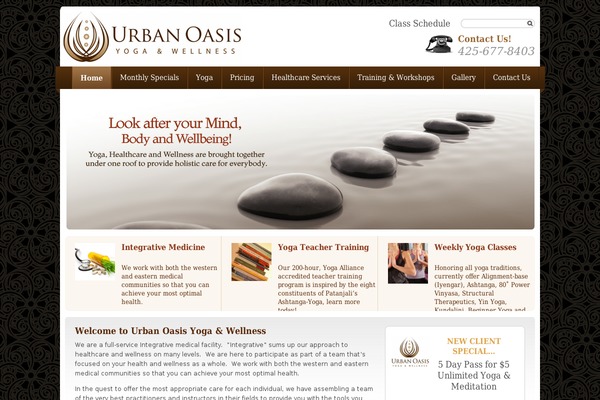 Core theme site design template sample