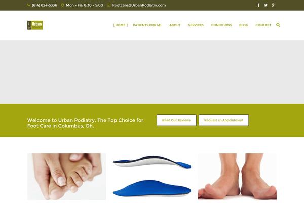 Structure theme site design template sample