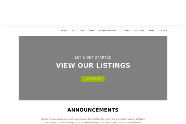 Site using Visucom-smart-sections plugin