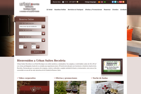Site using Featured Page Widget plugin
