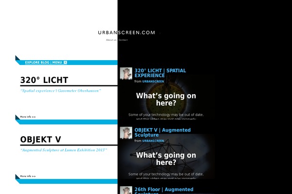 urbanscreen.com site used Urbanscreen-com