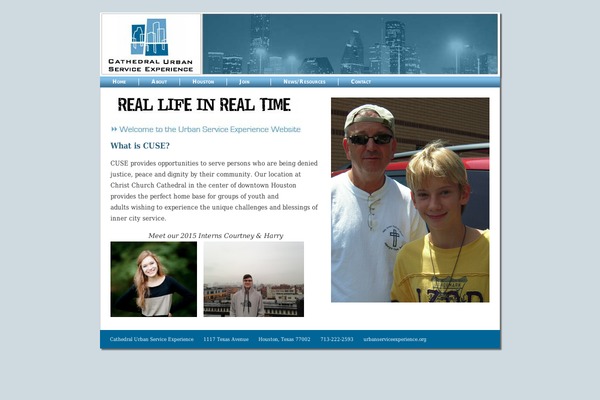 urbanserviceexperience.org site used Cusecustom