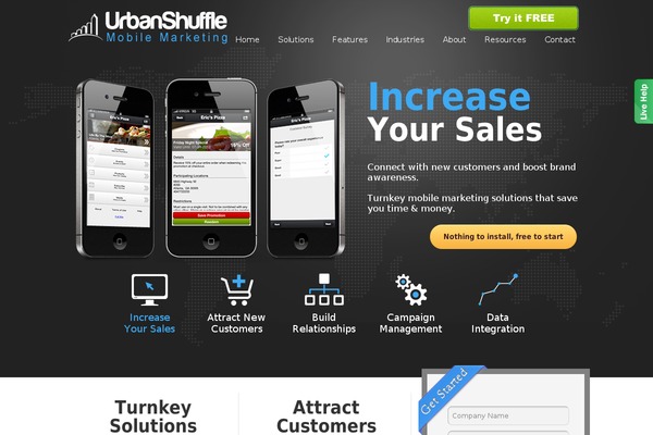 Directory theme site design template sample