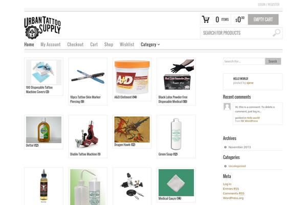 Bazar theme site design template sample
