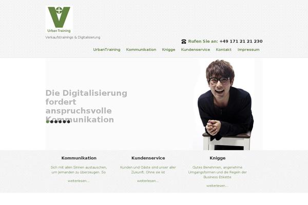 Twenty Twenty theme site design template sample