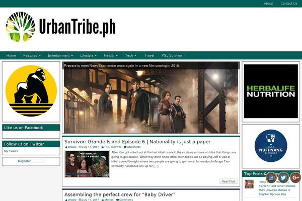Site using Simple Social Share plugin