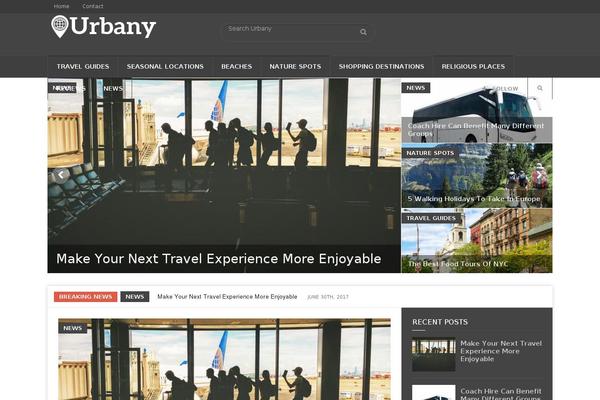 Weekly News theme site design template sample