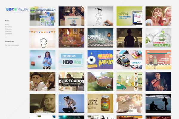 Gridlocked theme site design template sample