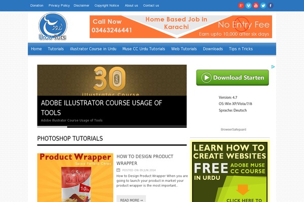 urdututs.com site used Hades