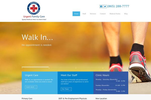 MediCenter theme site design template sample