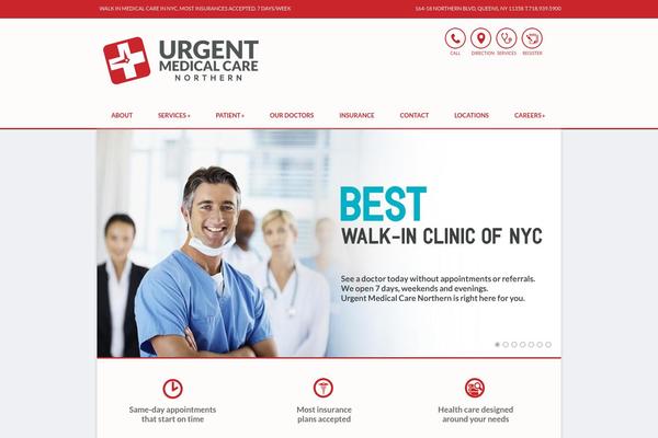 urgentmedicalcarenorthern.com site used Urgentcare
