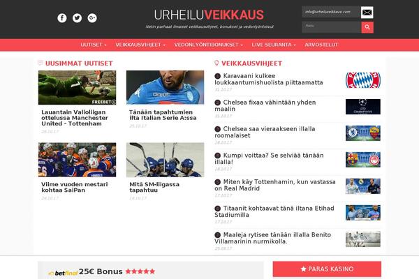 urheiluveikkaus.com site used Urheiluveikkaus