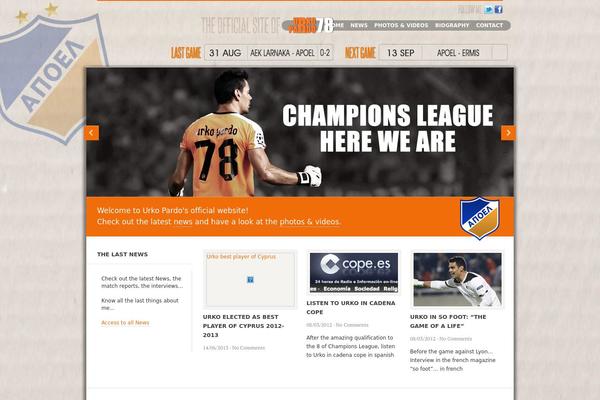 Studeo theme site design template sample