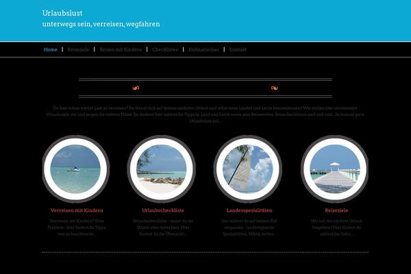 Black Rider theme site design template sample