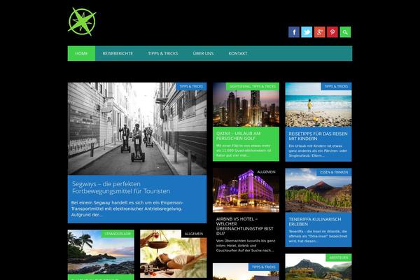 Surfarama theme site design template sample