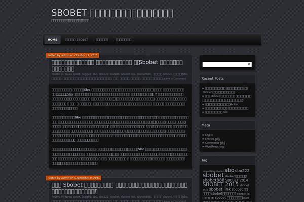 Parament theme site design template sample