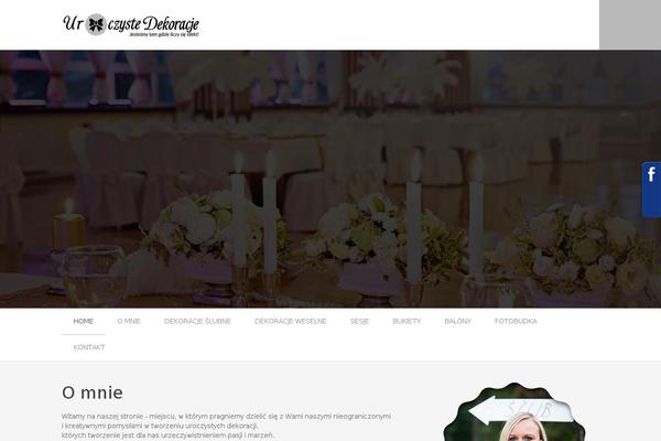 Wizjo theme site design template sample