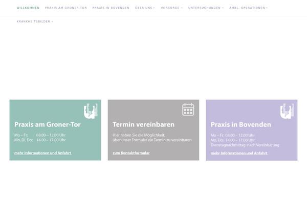Rhythm theme site design template sample