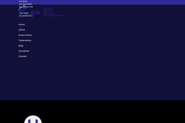 Impreza theme site design template sample