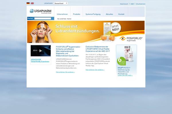 Ursapharm theme site design template sample