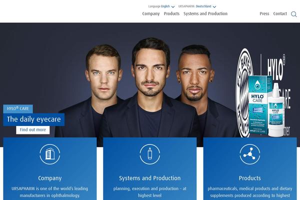 Ursapharm theme site design template sample