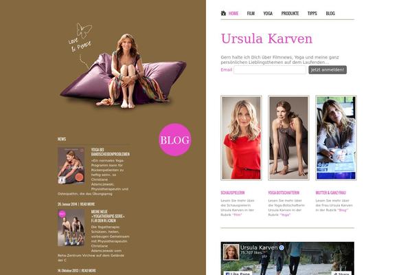 Fitness theme site design template sample