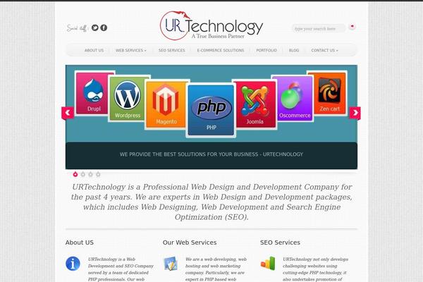 Simple’n’Bright theme site design template sample