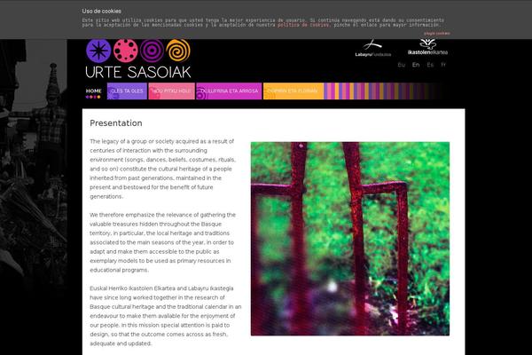 Twentytwelve-child theme site design template sample