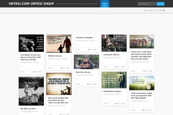 Pinable theme site design template sample