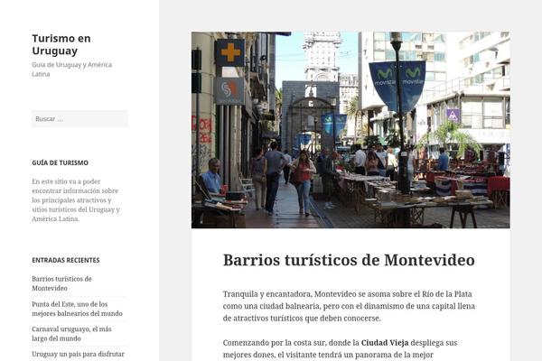 Twenty Fifteen theme site design template sample