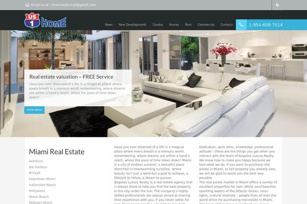 Realhomes Theme theme site design template sample