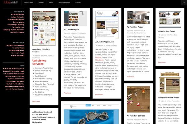 Glob theme site design template sample