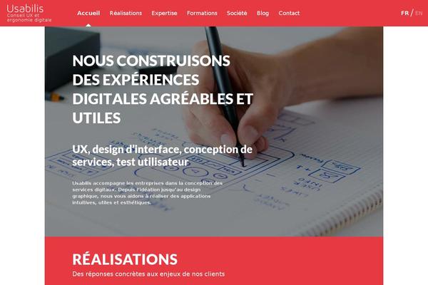 Salient Child theme site design template sample