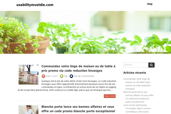 usabilitymustdie.com site used Blanc