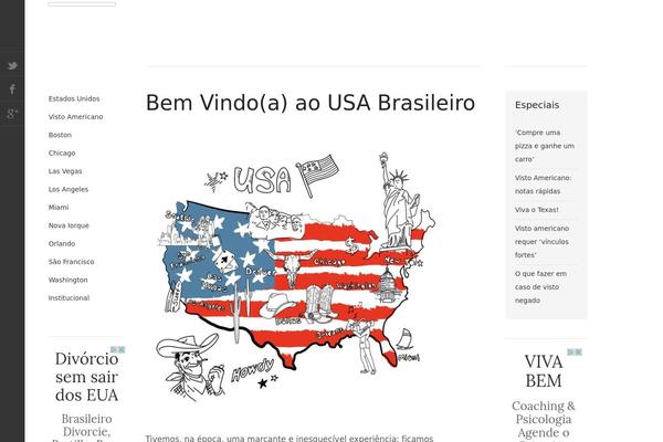 Magazine theme site design template sample