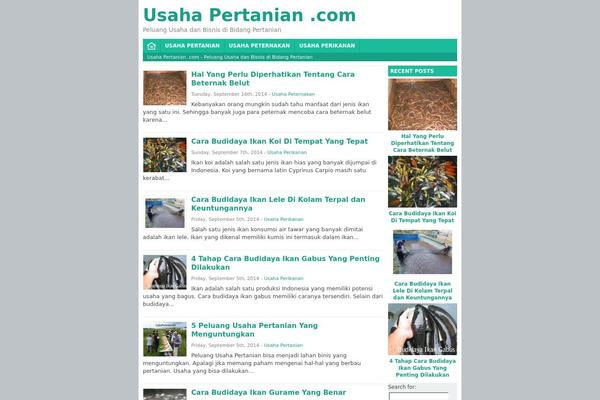 Flat728 theme site design template sample