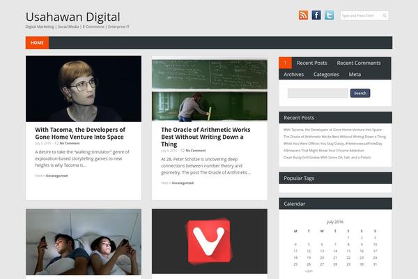 Combomag theme site design template sample