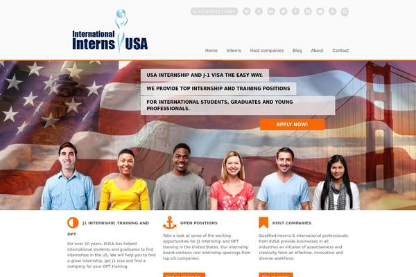 Stack theme site design template sample