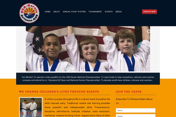 Outreach theme site design template sample