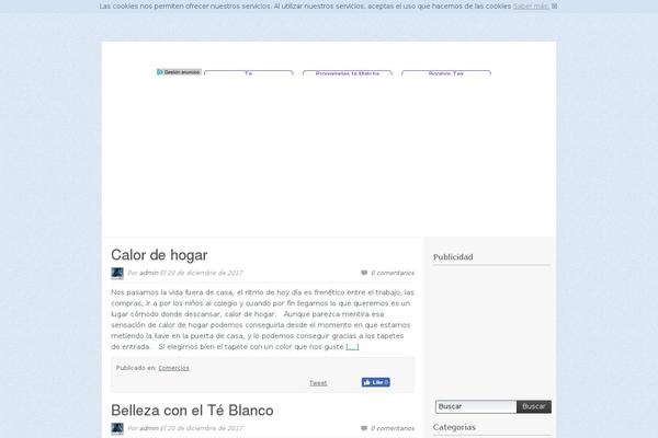 Site using Implied Cookie Consent plugin