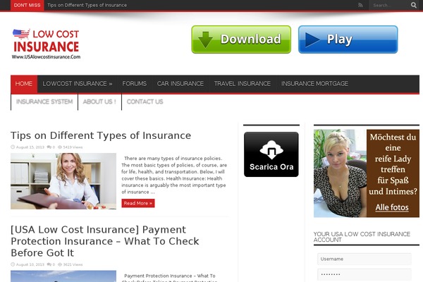 Jarida theme site design template sample