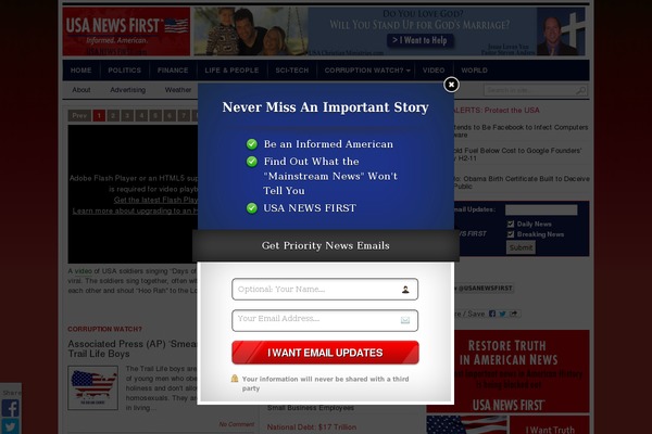 Transcript theme site design template sample