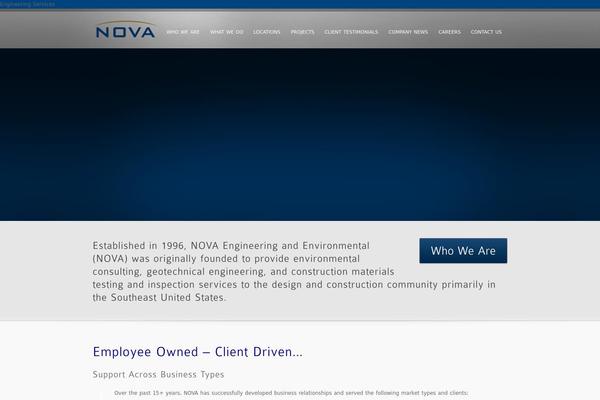 inFocus theme site design template sample