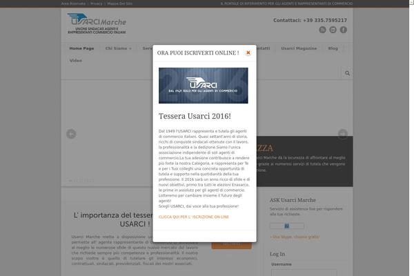 Modernize theme site design template sample