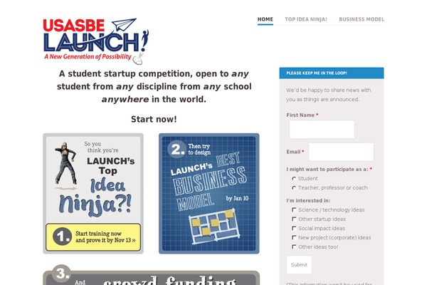 Vanguard theme site design template sample
