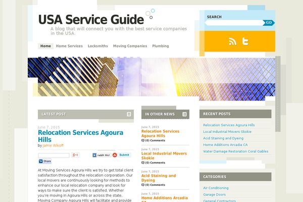Splendio theme site design template sample
