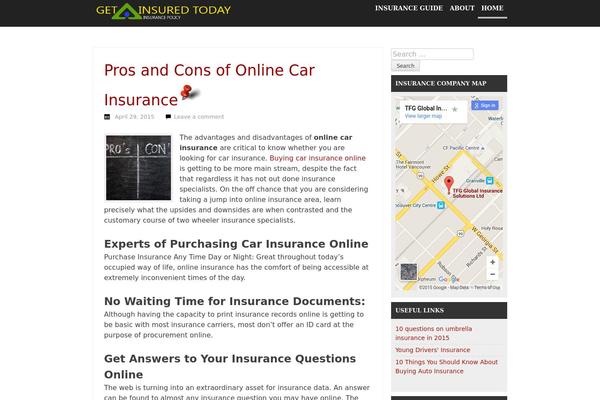 InkMag theme site design template sample