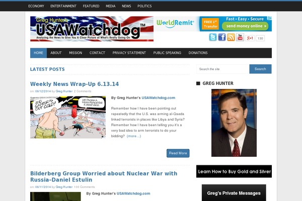 NewsMag theme site design template sample