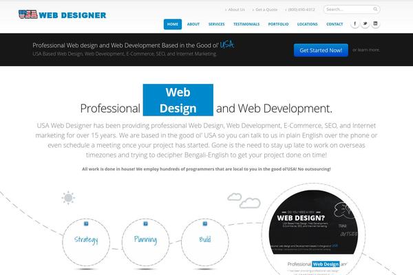 Porto theme site design template sample