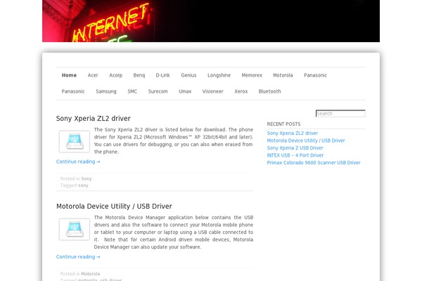 Sahifa theme site design template sample